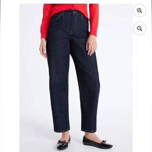 Free Assembly Women's Barrel Leg Jeans, Size 2